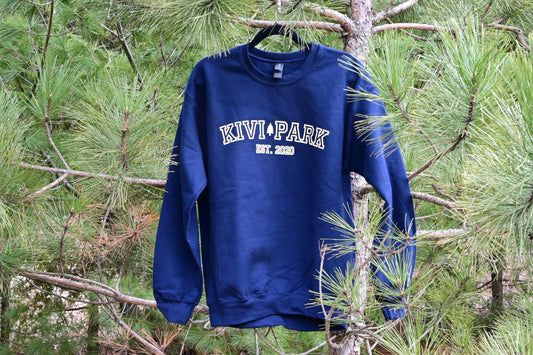 Kivi Park- Navy Crewneck